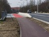 fietspad boven op de brug